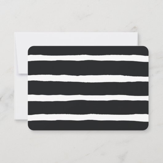 Violette Blumen danke. Blumenzettel Einladung (Rückseite)