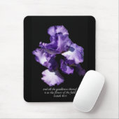 Violette Blumen der Feldmousepad Mousepad (Mit Mouse)