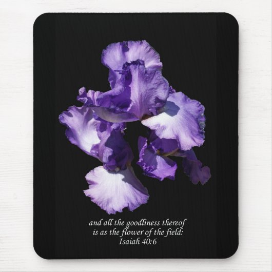 Violette Blumen der Feldmousepad Mousepad (Vorne)