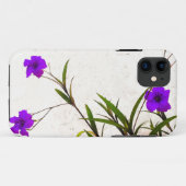 Violette Blumen in der Brise Case-Mate iPhone Hülle (Rückseite (Horizontal))