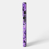 Violette Blumen iPhone-Hülle Veilchen Frühling iPhone Hülle (Linke Seite)