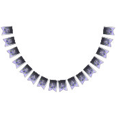 Violette Blumen Jagdflagge Wimpelkette (Alle)