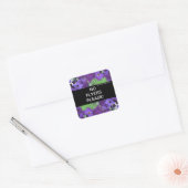 Violette Blumen Keine Flyer Bitte Aufkleber (Umschlag)