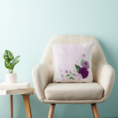 violette Blumen Kissen (Stuhl )
