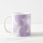 Violette Blumen mit ein wenig Sonne Kaffeetasse (Links)