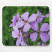violette Blumen Mousepad (Vorne)