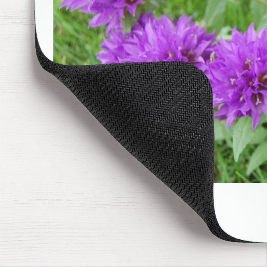 violette Blumen Mousepad (Ecke)