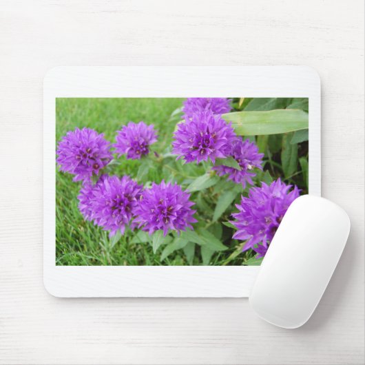 violette Blumen Mousepad (Mit Mouse)