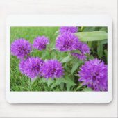 violette Blumen Mousepad (Vorne)