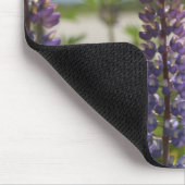 violette Blumen Mousepad (Ecke)