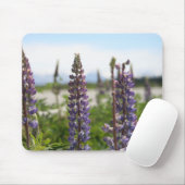 violette Blumen Mousepad (Mit Mouse)