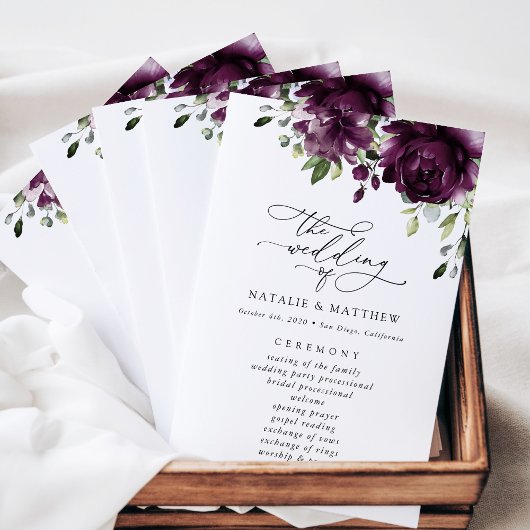 Violette Blumen, Pflaumenblumen, Blume, Hochzeitsp