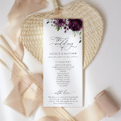 Violette Blumen, Pflaumenblumen, Blume, Hochzeitsp Programm