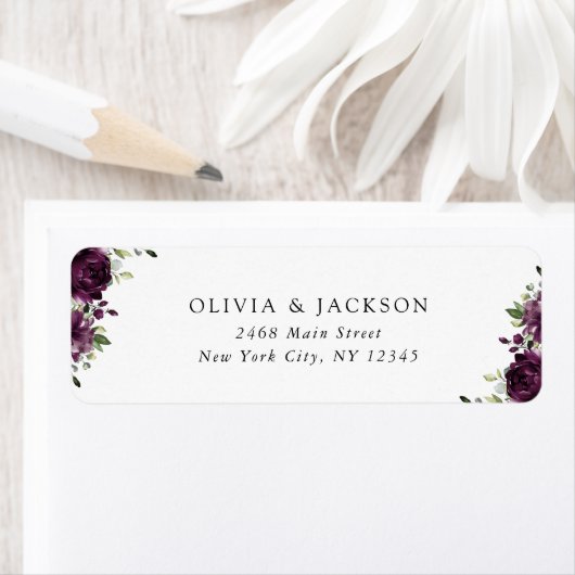 Violette Blumen, Pflaumenblumen, Boho, Blumenzehen (Insitu)