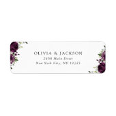 Violette Blumen, Pflaumenblumen, Boho, Blumenzehen (Vorne)