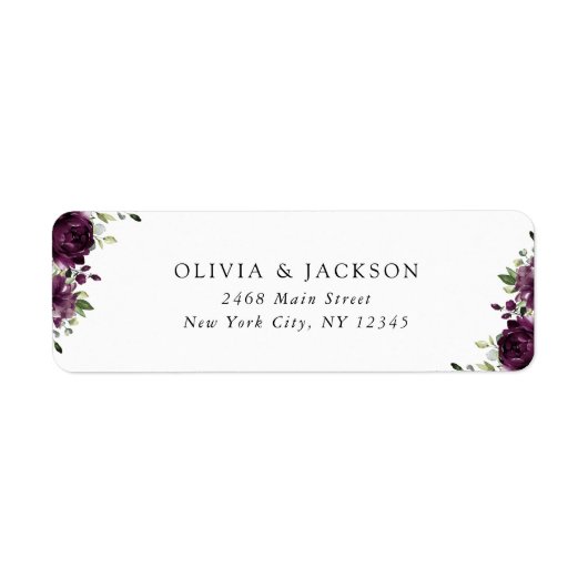 Violette Blumen, Pflaumenblumen, Boho, Blumenzehen (Vorne)