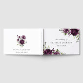 Violette Blumen, Pflaumenblumen, Boho, Blumenzehen Gästebuch