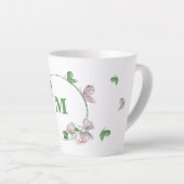 violette Blumen, Schmetterlinge Milchtasse (Rechte Ecke)