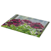Violette Blumen Schneidebrett (Ecke)