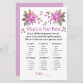 Violette Blumen Was ist in deinem violetten Spiel? (Vorne/Hinten)