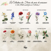 Violette Blüte des Februar Poster
