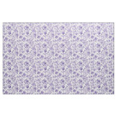 Violette botanische Blumeng toile Stoff (Yard (91,4 cm))