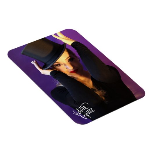 Violette Coquette "Top Hat" / 2 Magnet (Rechte Seite)
