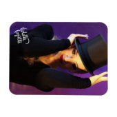Violette Coquette "Top Hat" / 2 Magnet (Horizontal)