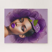 Violette Dame Puzzle (Horizontal)