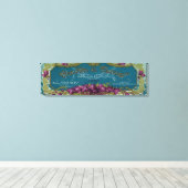 Violette De Cannes Soap LabelParis, Frankreich Leinwanddruck (Insitu (Holzboden))