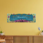 Violette De Cannes Soap LabelParis, Frankreich Leinwanddruck (Insitu (Wohnzimmer))