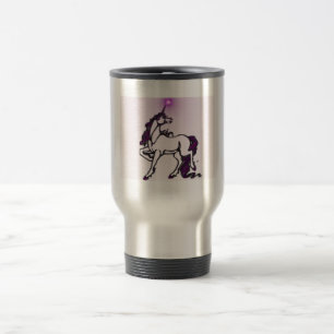 Violette Dunstunicorn-Tasse Reisebecher