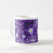 Violette Energie Kaffeetasse (Vorderseite Links)