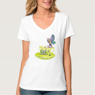 Violette Fee, Fee, Teacup-Fee, Shirt, T-Shirt