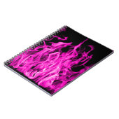 Violette Flamme und violette Feuergeschenke von St Notizblock (Linke Seite)