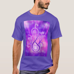 Violette Flamme/violettes Feuer T-Shirt