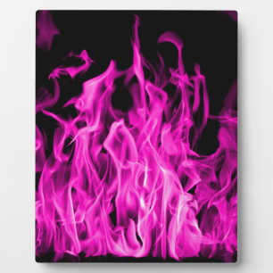 Violette Flammen und violette Feuergeschenke aus S Fotoplatte