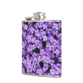 Violette Flasenflasche Violett Blume Flachmann (Links)
