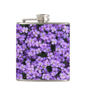 Violette Flasenflasche Violett Blume Flachmann