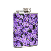Violette Flasenflasche Violett Blume Flachmann (Rechts)