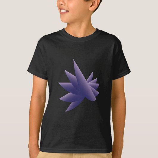 Violette Flügel nb T-Shirt (Vorderseite)