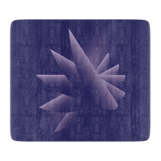 Violette Flügel Schneidebrett (Vorderseite)