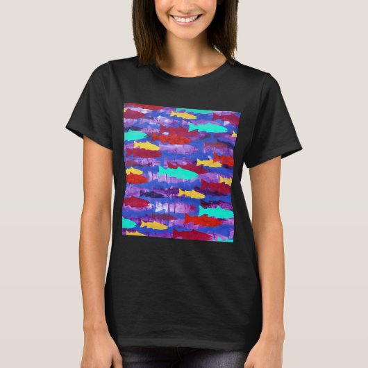 Violette Flut T-Shirt (Vorderseite)