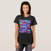 Violette Flut T-Shirt (Vorne ganz)