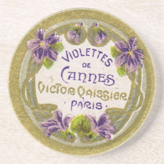Violette French Perfume Coaster Getränkeuntersetzer (Vorne)