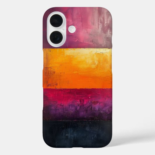 Violette Glut Felder Case-Mate iPhone Hülle (Rückseite)