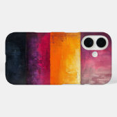 Violette Glut Felder Case-Mate iPhone Hülle (Rückseite (Horizontal))