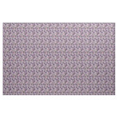 violette Handglocken und rosa Schmetterlingsmuster Stoff (Yard (91,4 cm))