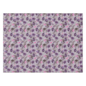 violette Handglocken und rosa Schmetterlingsmuster Tischdecke (Vorderseite (Horizontal))