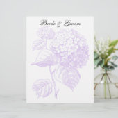 Violette Hortensie (Stehend Vorderseite)